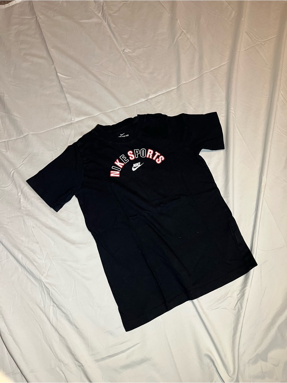 Nike Black Short Sleeve Sports Graphic Tee